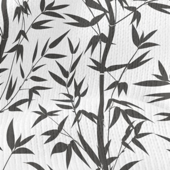 Mysterious Bamboo Silhouette Stretch Jersey