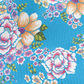 Taiwan Retro Big Flower Stretch Jersey
