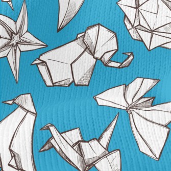3D Origami Animals Stretch Jersey