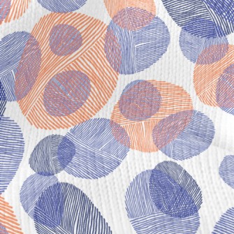 Stripe Patchwork Dots Stretch Jersey