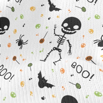 Halloween Funny Skeleton Stretch Jersey
