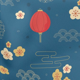 New Year Decoration Lanterns Lightweight Cotton Poplin