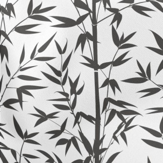 Mysterious Bamboo Silhouette Lightweight Cotton Poplin
