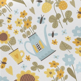 Sunflower Strawberry Farm Midweight Cotton Poplin
