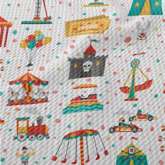 Happy Circus Park Birdseye Piqué