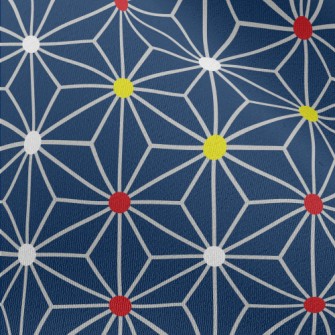 Diamond Mosaic Geometric Figur Chiffon