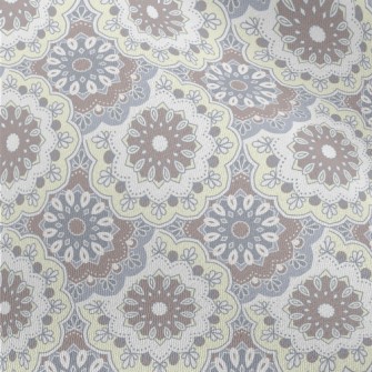 Indian Style Floral Pattern Chiffon