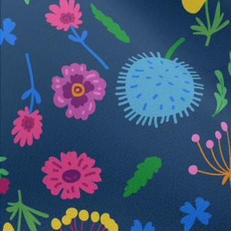 Fairy Tale Graffiti Garden Chiffon