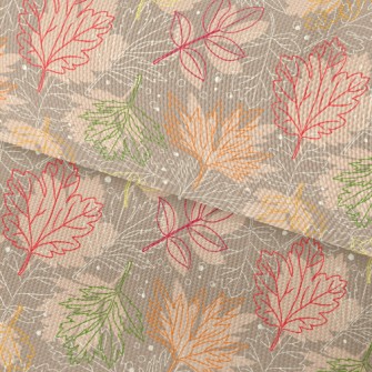 Silhouette Line Leaves Waterproof Oxford