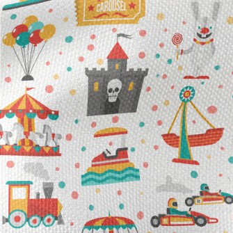 Happy Circus Park Waterproof Canvas