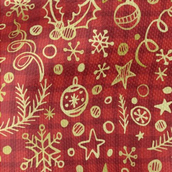 Christmas Decorations Waterproof Canvas