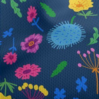 Fairy Tale Graffiti Garden Athletic Mesh Flat Back