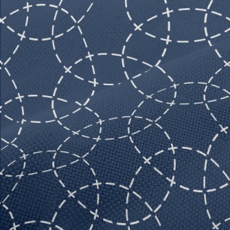 Large Circle Coil Staggered Performance Linen
