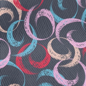 Watercolor Doodle Geometry Standard Corduroy