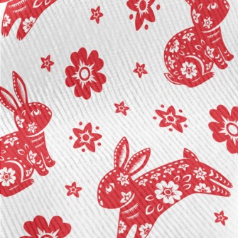 Traditional Paper-cut Rabbit Standard Corduroy