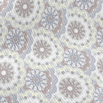 Indian Style Floral Pattern Standard Corduroy