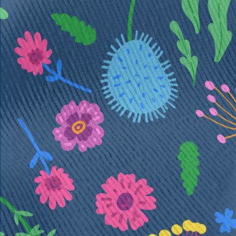 Fairy Tale Graffiti Garden Standard Corduroy