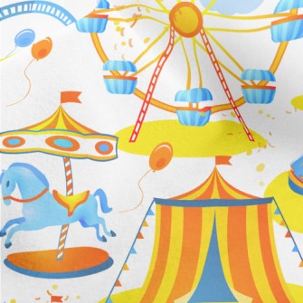Ferris Wheel Carousel Micro Fleece