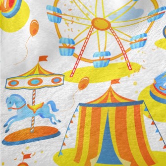 Ferris Wheel Carousel Minky
