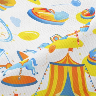 Ferris Wheel Carousel Piqué