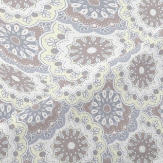 Indian Style Floral Pattern Piqué