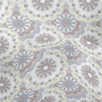 Indian Style Floral Pattern Lightweight Performance Linen