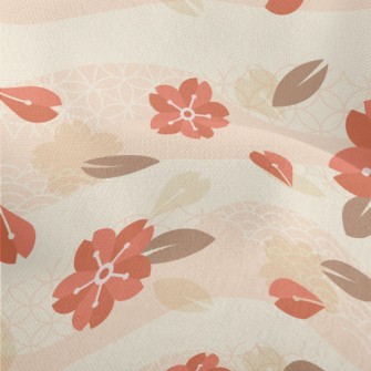 Classical Beautiful Flowers Lightweight Performance Linen