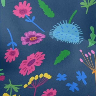 Fairy Tale Graffiti Garden Lightweight Performance Linen