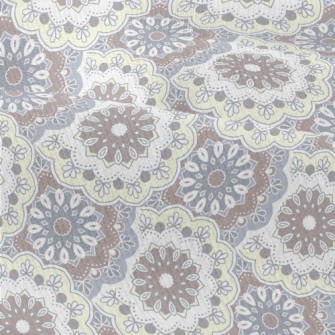 Indian Style Floral Pattern Modern Jersey