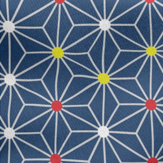 Diamond Mosaic Geometric Figur Jersey Backed Fleece
