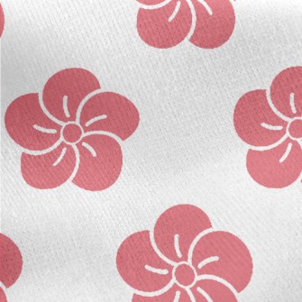 Japan's National Flower: C Jersey Backed Fleece