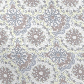 Indian Style Floral Pattern Pongee