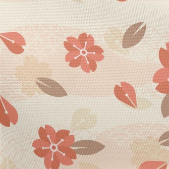 Classical Beautiful Flowers Pongee