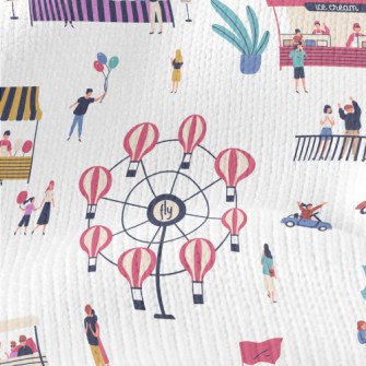 Carnival Amusement Park Stretch Jersey