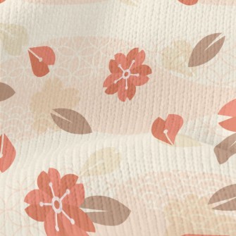 Classical Beautiful Flowers Stretch Jersey