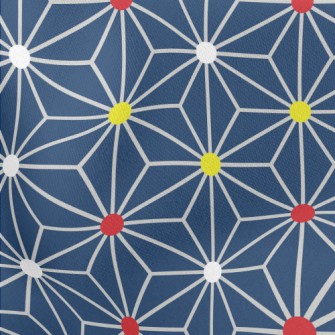Diamond Mosaic Geometric Figur Lightweight Cotton Poplin