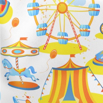 Ferris Wheel Carousel Lightweight Cotton Poplin