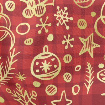 Christmas Decorations Lightweight Cotton Poplin