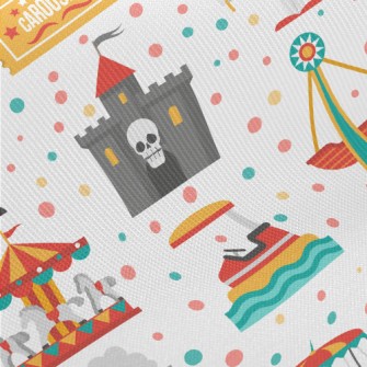 Happy Circus Park Midweight Cotton Poplin