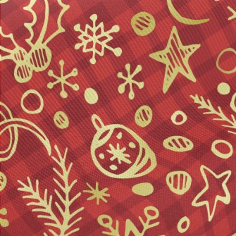 Christmas Decorations Midweight Cotton Poplin