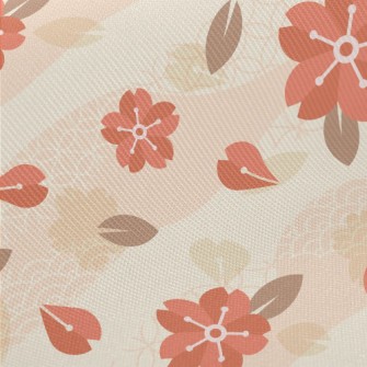 Classical Beautiful Flowers Midweight Cotton Poplin