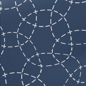 Large Circle Coil Staggered Midweight Cotton Poplin