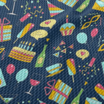 Birthday Cake Gift Candy Patte Birdseye Piqué