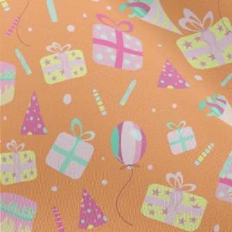 Birthday Presents And Balloons Chiffon