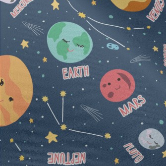 Various Planets And Constellat Chiffon