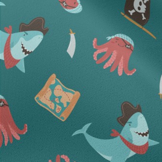 Shark And Octopus Dressed As P Chiffon