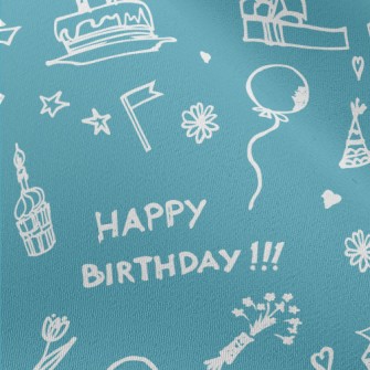 Graffiti Birthday Cake Balloon Chiffon