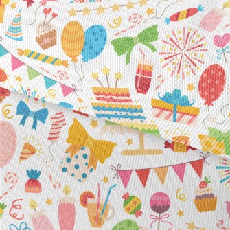 Colorful Birthday Cake Gift Pa Waterproof Oxford