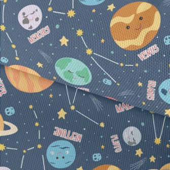 Various Planets And Constellat Waterproof Oxford