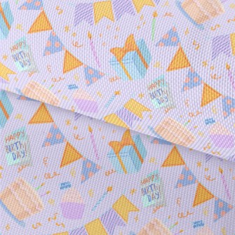 Birthday Cake Gift Candle Bann Waterproof Oxford